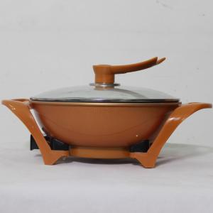 冬灿牌康锦泰牌韩式多功能元电热锅宝锅黄金锅34CM